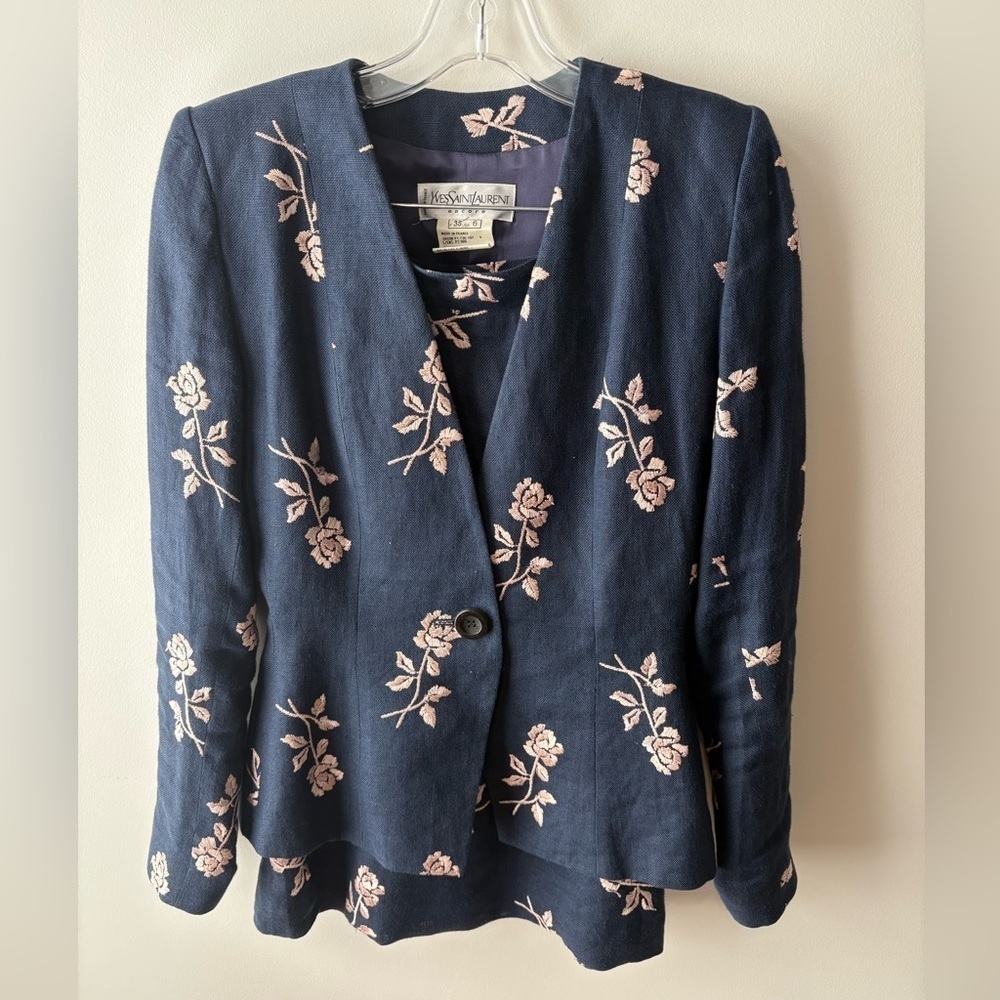 Vintage YSL Skirt Set